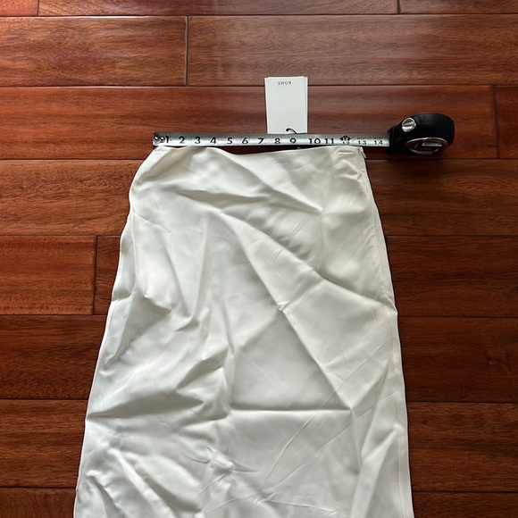 RÓHE skirt 410-32-152 OffWhite Color size 34 Maxi Skirt US Size 2 - Picture 6 of 7